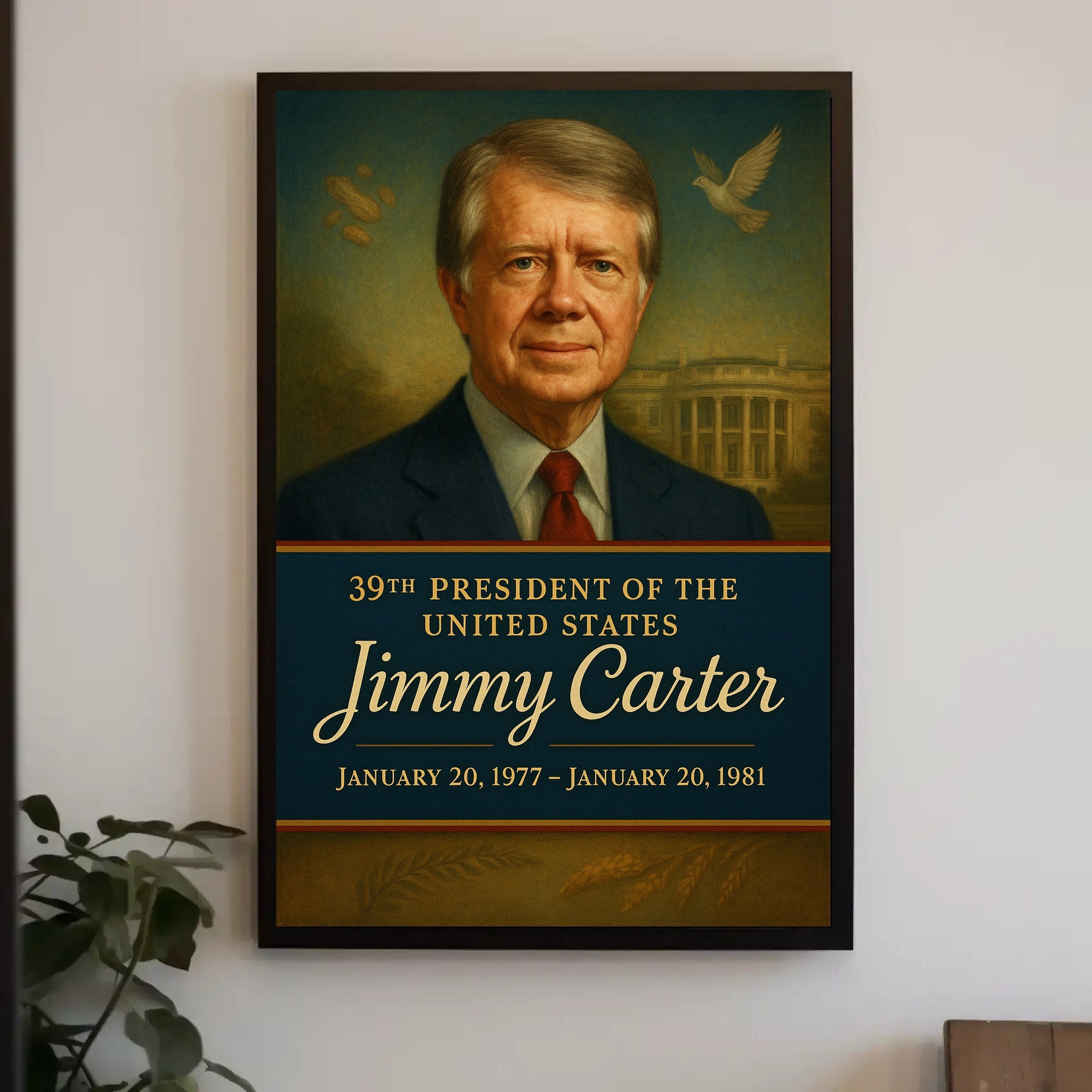 Jimmy Carter 39th President Poster PosterGoat