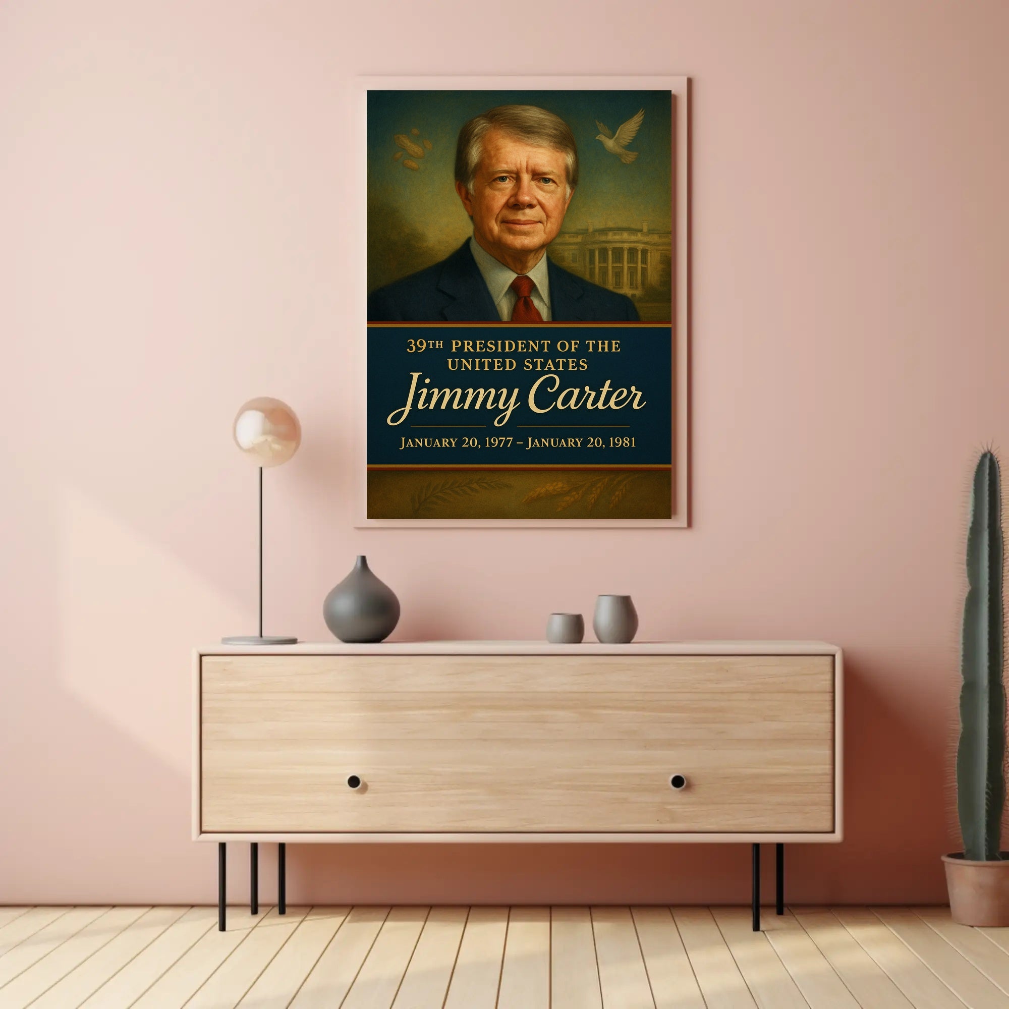 Jimmy Carter 39th President Poster PosterGoat