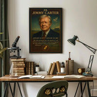 Jimmy Carter 39th President Poster PosterGoat
