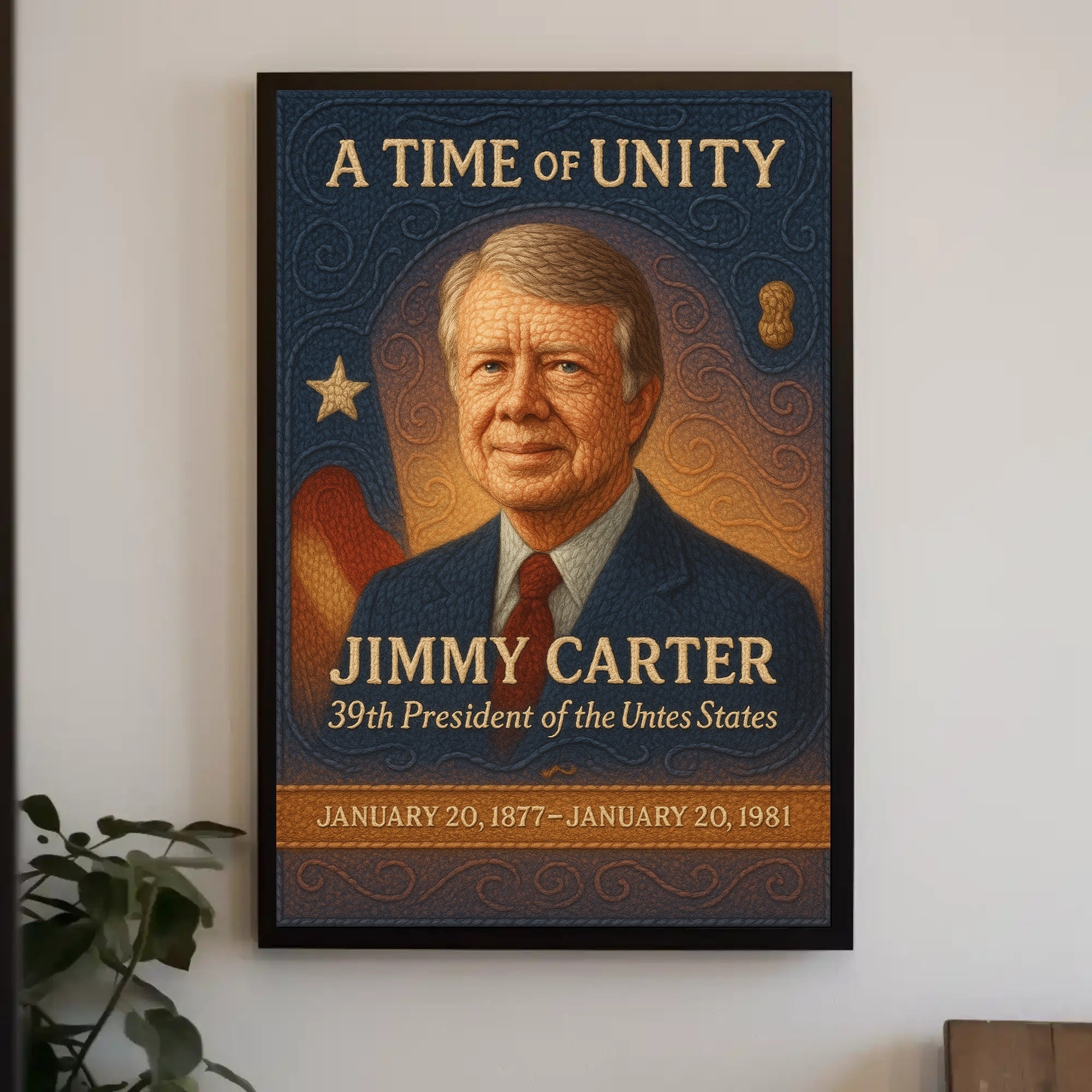 Jimmy Carter 39th President Poster PosterGoat