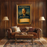 Jimmy Carter 39th President Poster PosterGoat