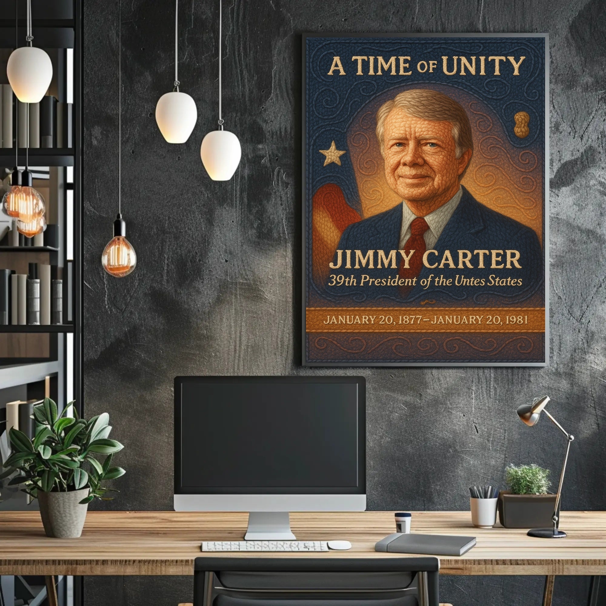 Jimmy Carter 39th President Poster PosterGoat