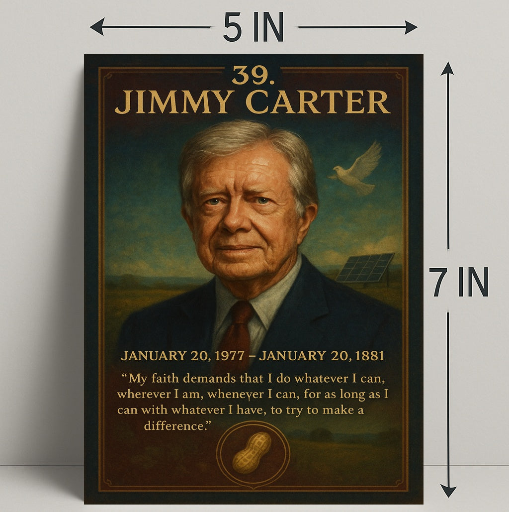 Jimmy Carter 39th President Poster PosterGoat