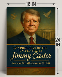 Jimmy Carter 39th President Poster PosterGoat