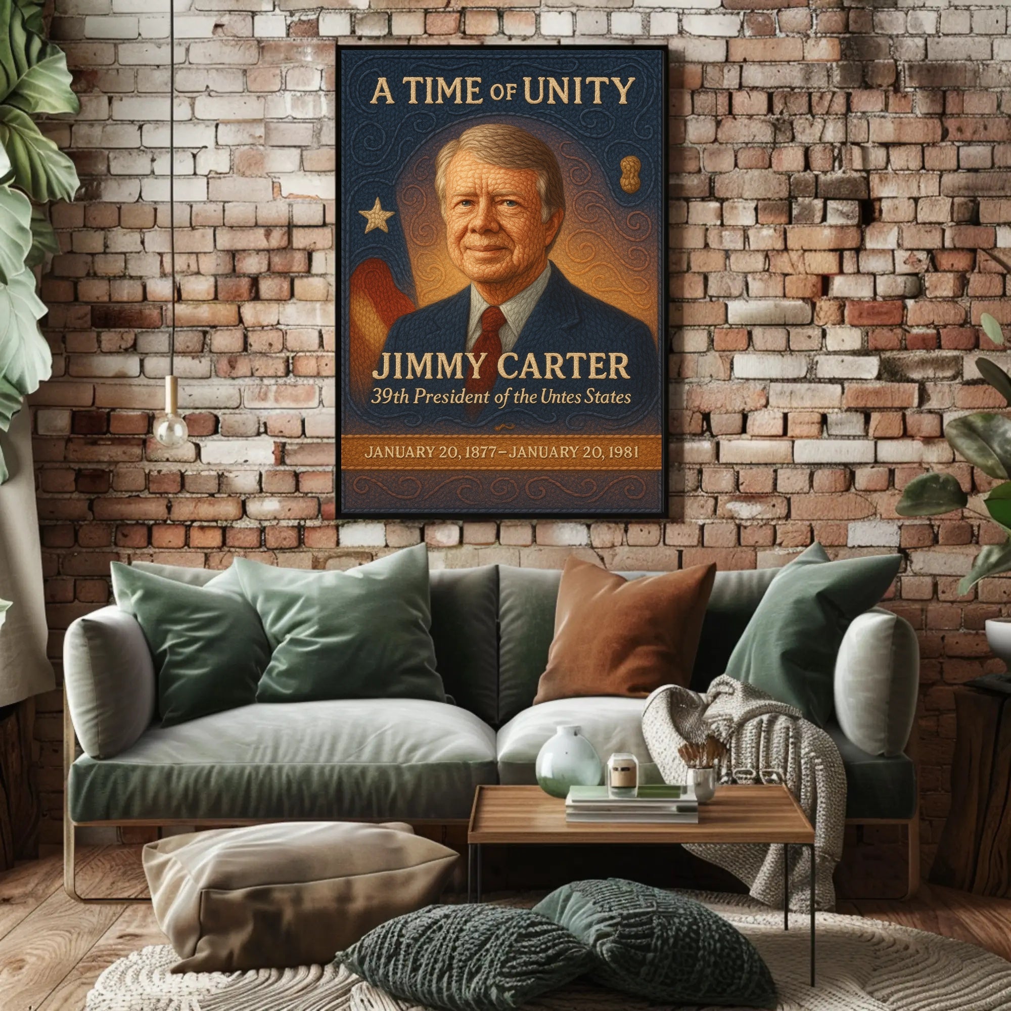 Jimmy Carter 39th President Poster PosterGoat
