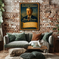 Jimmy Carter 39th President Poster PosterGoat