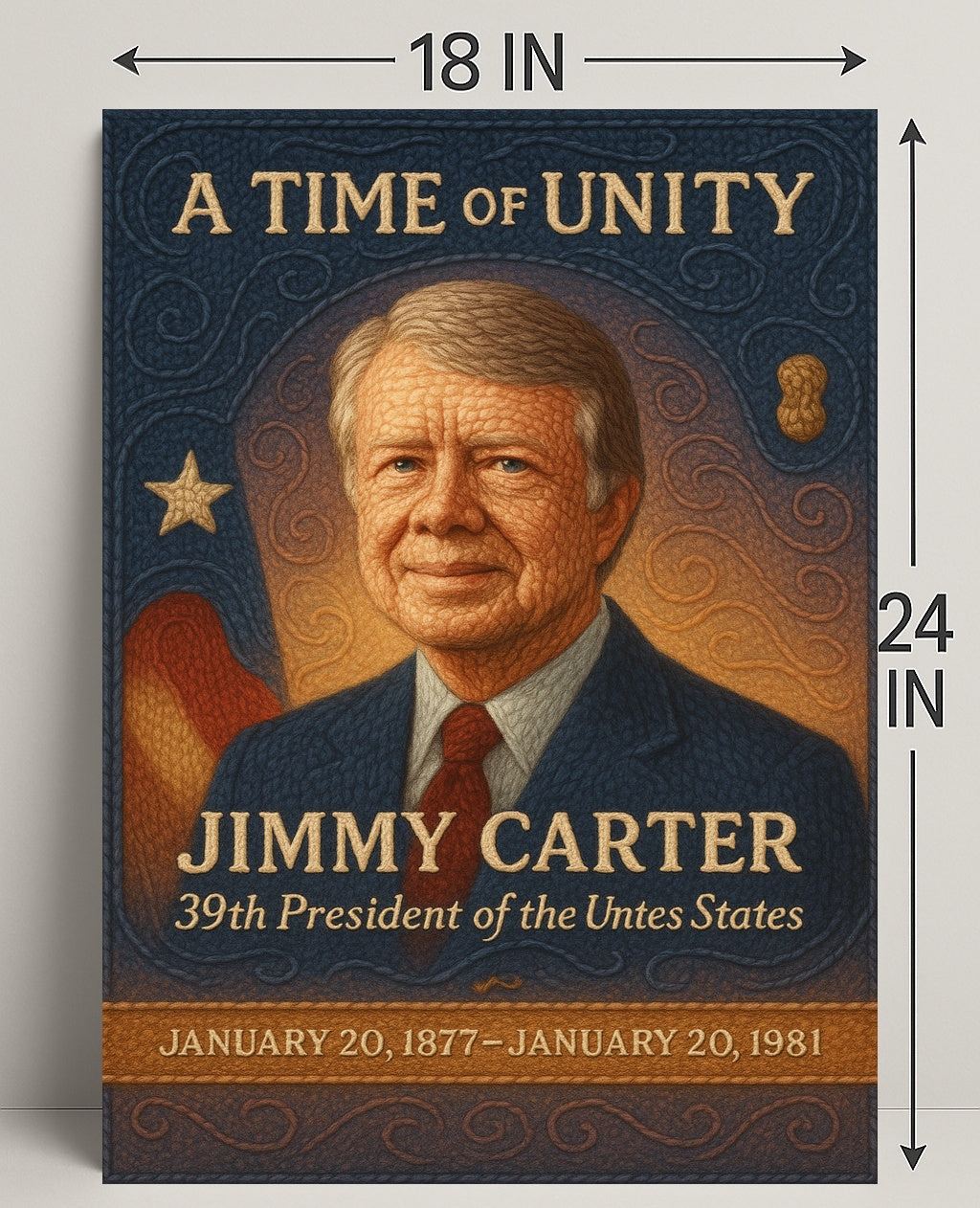 Jimmy Carter 39th President Poster PosterGoat