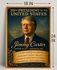 Jimmy Carter 39th President Poster PosterGoat