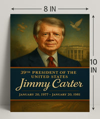 Jimmy Carter 39th President Poster PosterGoat
