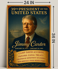 Jimmy Carter 39th President Poster PosterGoat