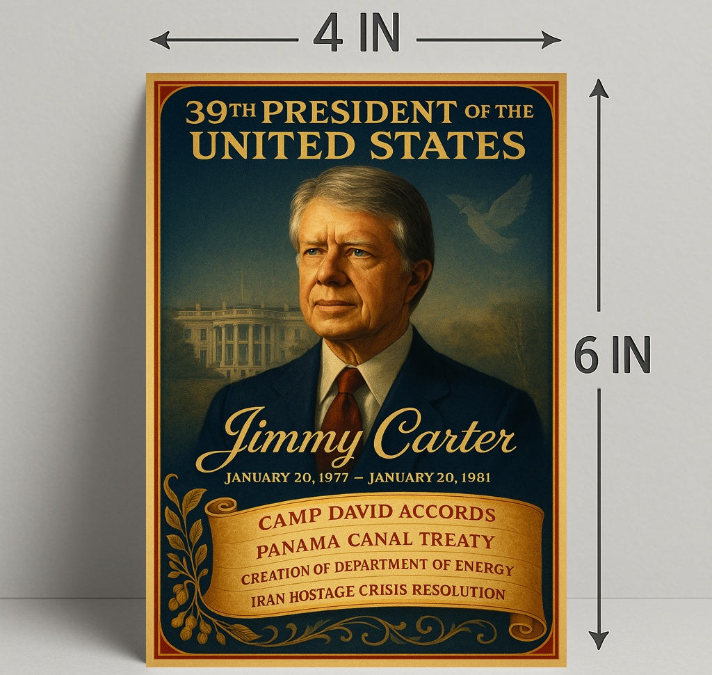 Jimmy Carter 39th President Poster PosterGoat