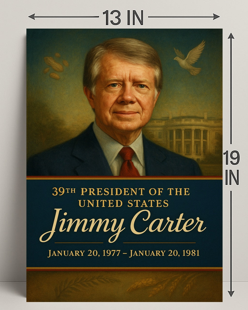 Jimmy Carter 39th President Poster PosterGoat