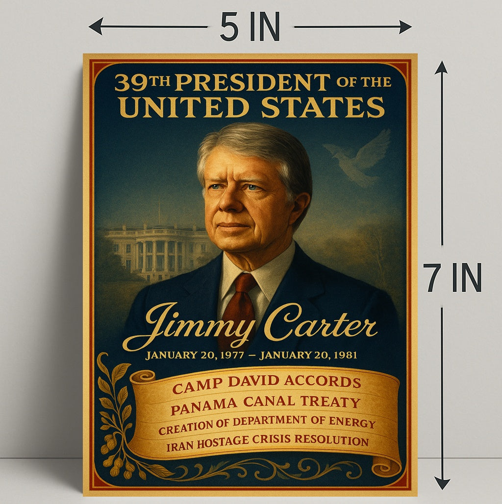 Jimmy Carter 39th President Poster PosterGoat