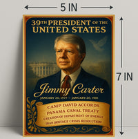 Jimmy Carter 39th President Poster PosterGoat