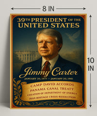 Jimmy Carter 39th President Poster PosterGoat