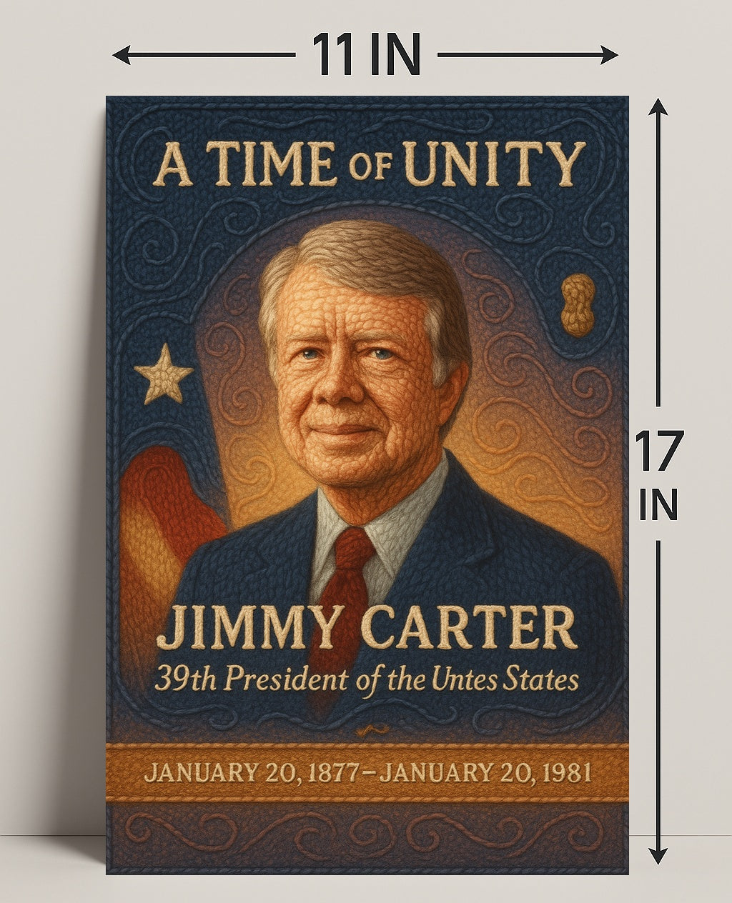 Jimmy Carter 39th President Poster PosterGoat