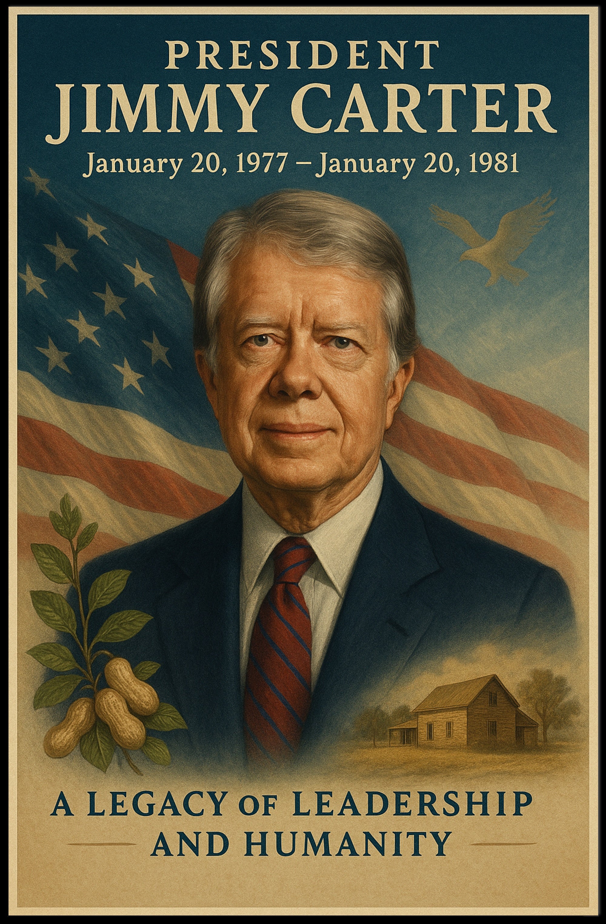 Jimmy Carter A Legacy of Leadership Poster PosterGoat