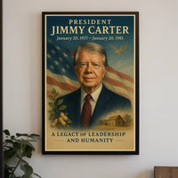 Jimmy Carter A Legacy of Leadership Poster PosterGoat
