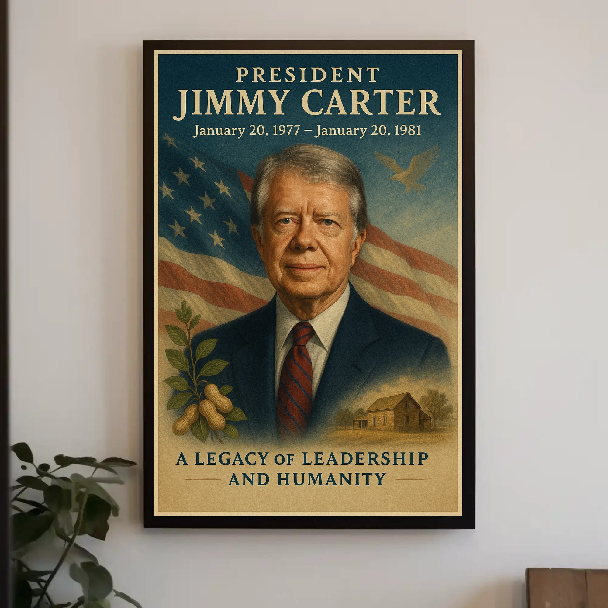Jimmy Carter A Legacy of Leadership Poster PosterGoat