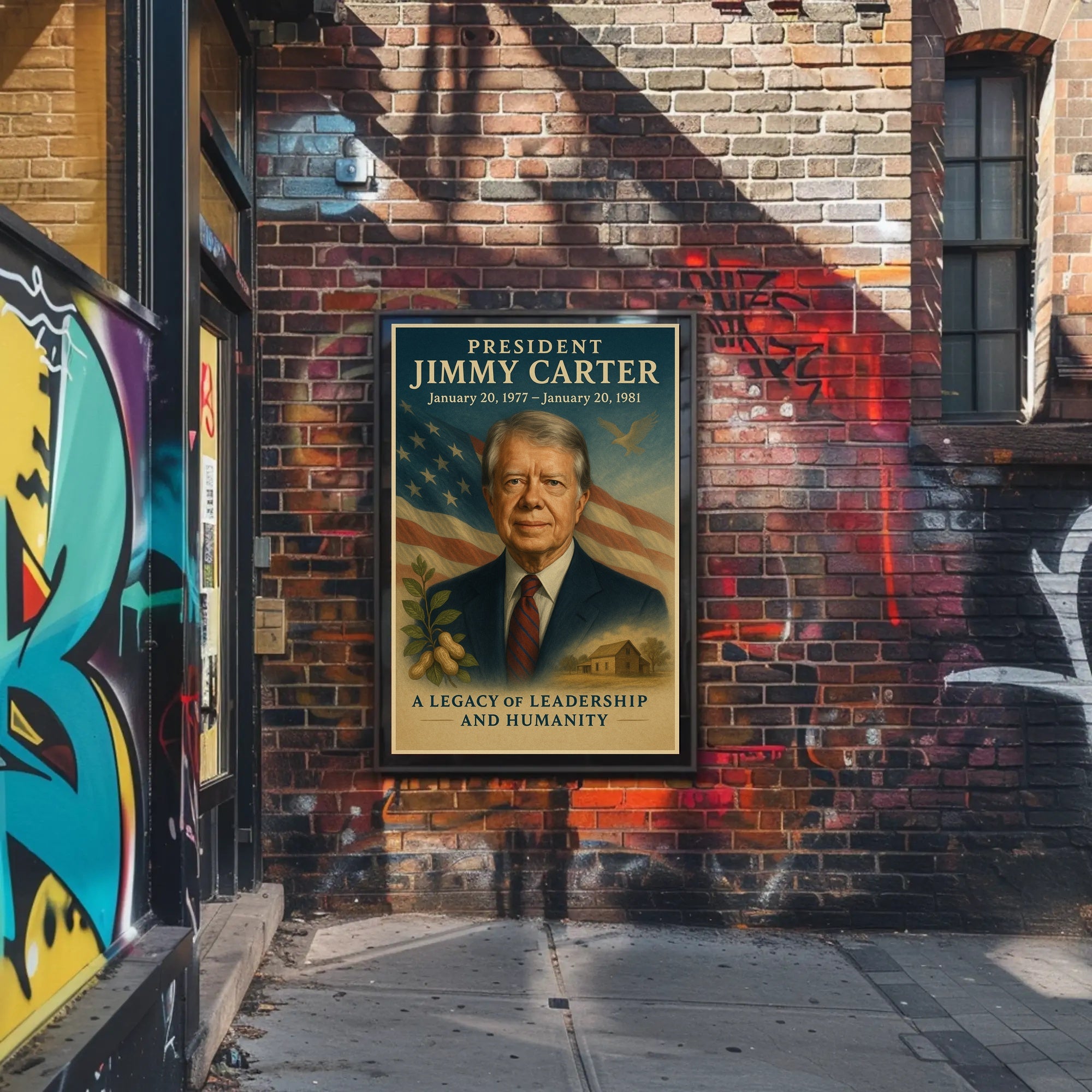 Jimmy Carter A Legacy of Leadership Poster PosterGoat