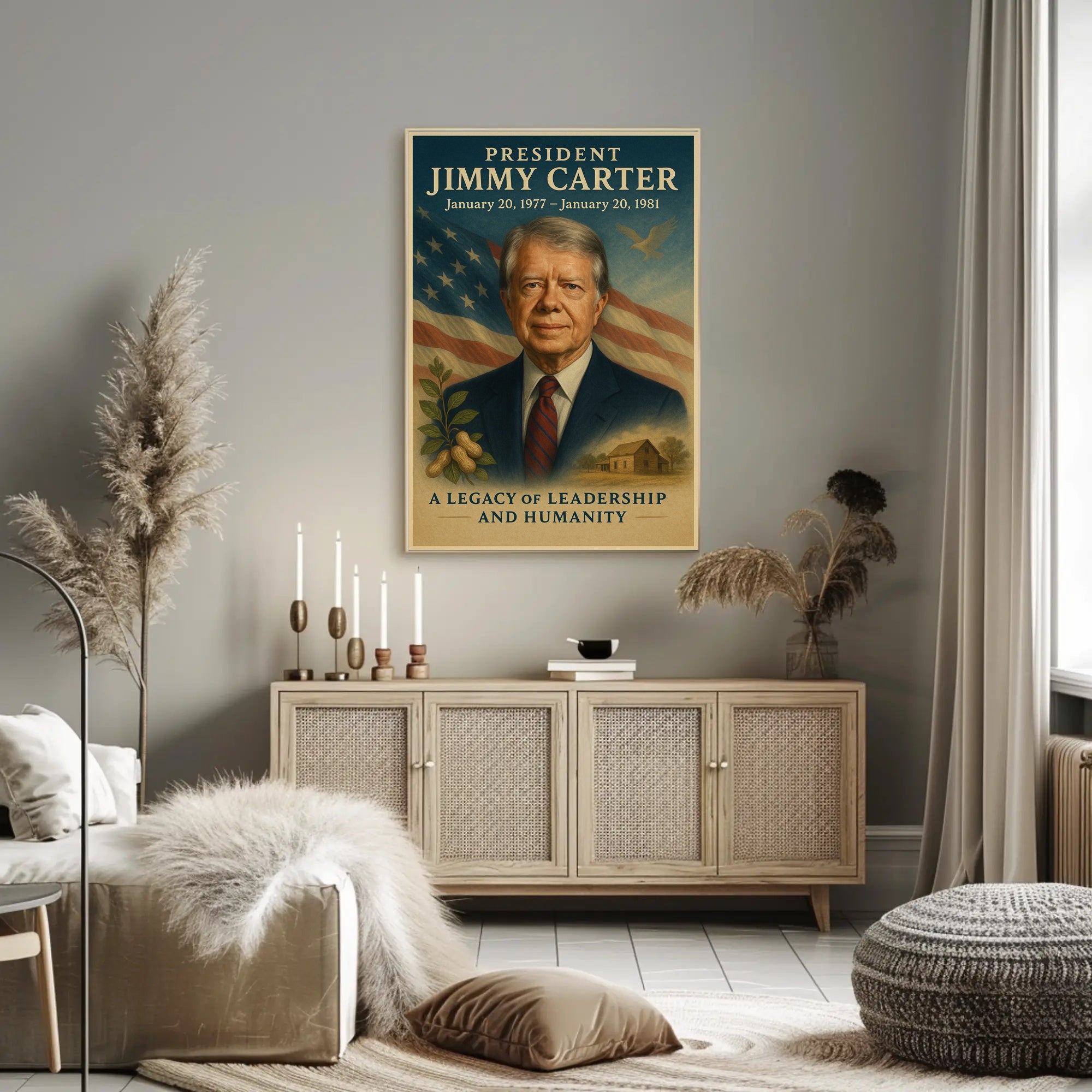 Jimmy Carter A Legacy of Leadership Poster PosterGoat