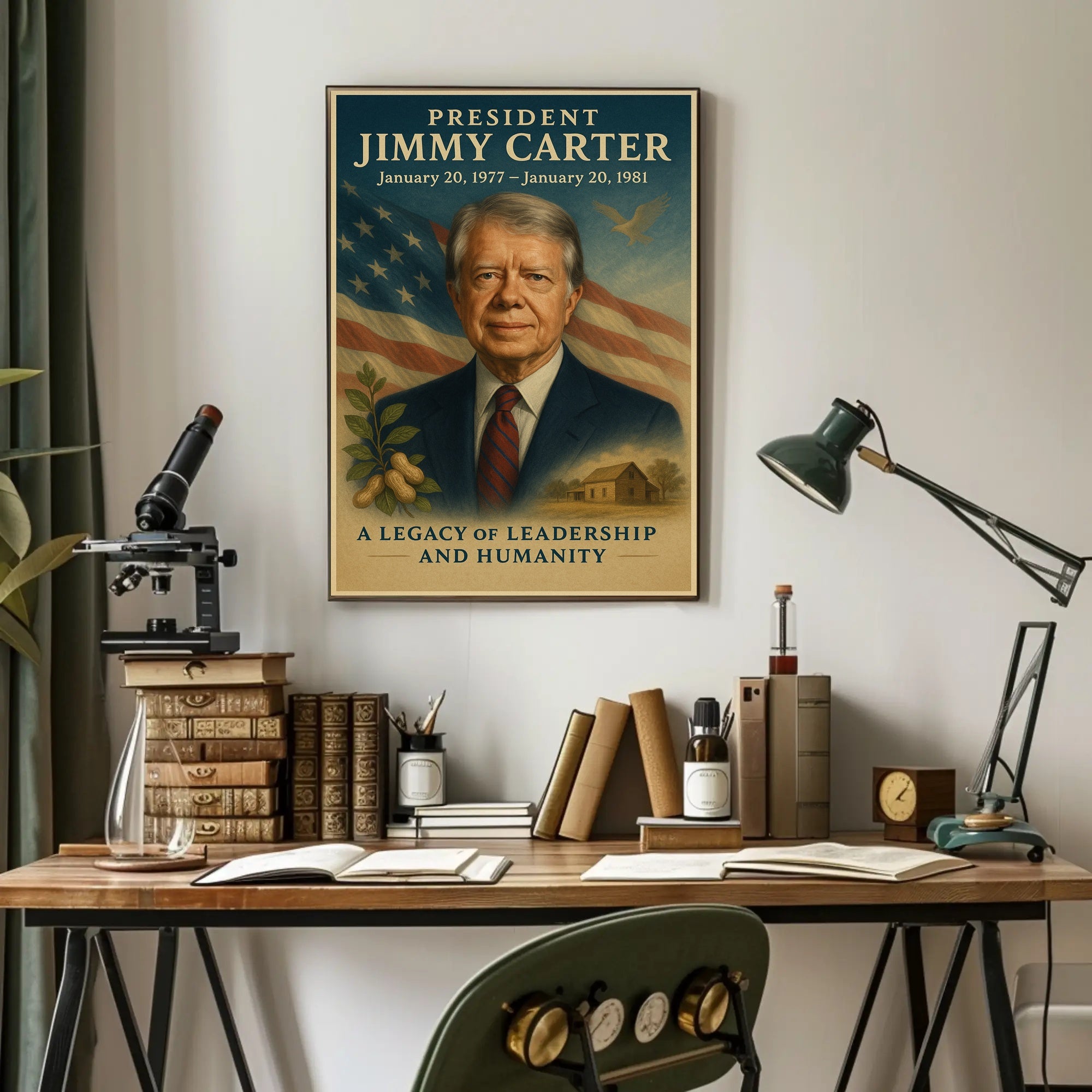 Jimmy Carter A Legacy of Leadership Poster PosterGoat