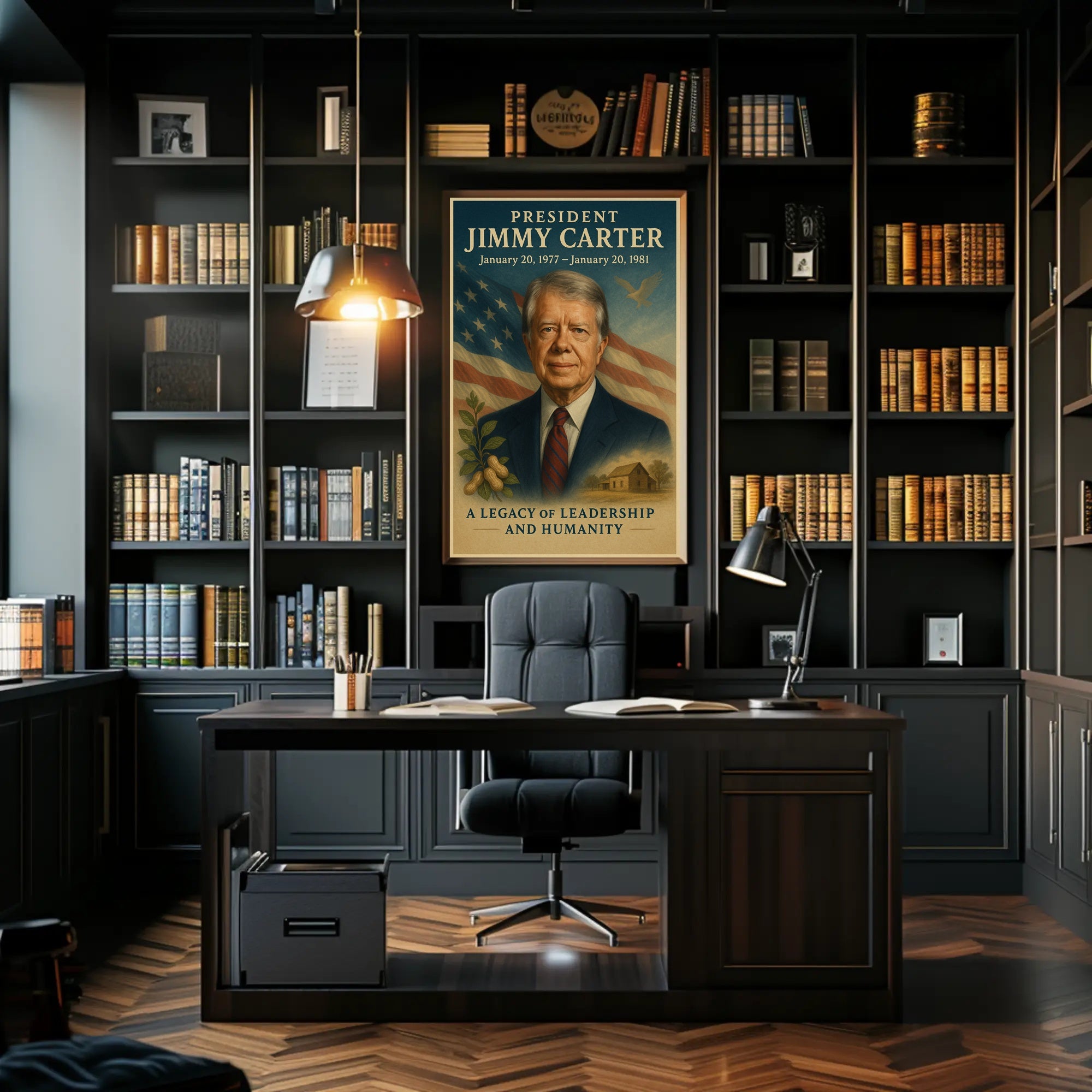 Jimmy Carter A Legacy of Leadership Poster PosterGoat