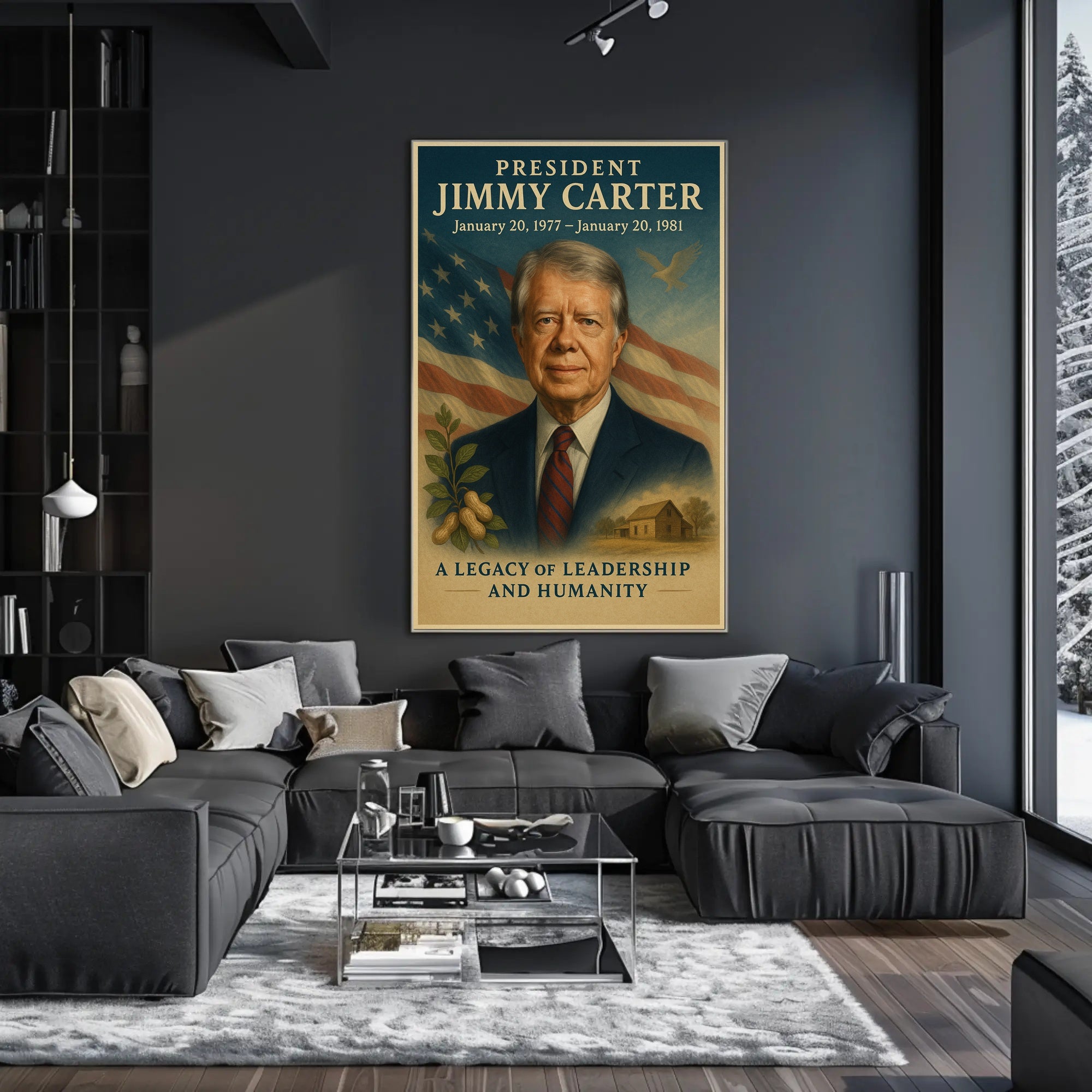 Jimmy Carter A Legacy of Leadership Poster PosterGoat