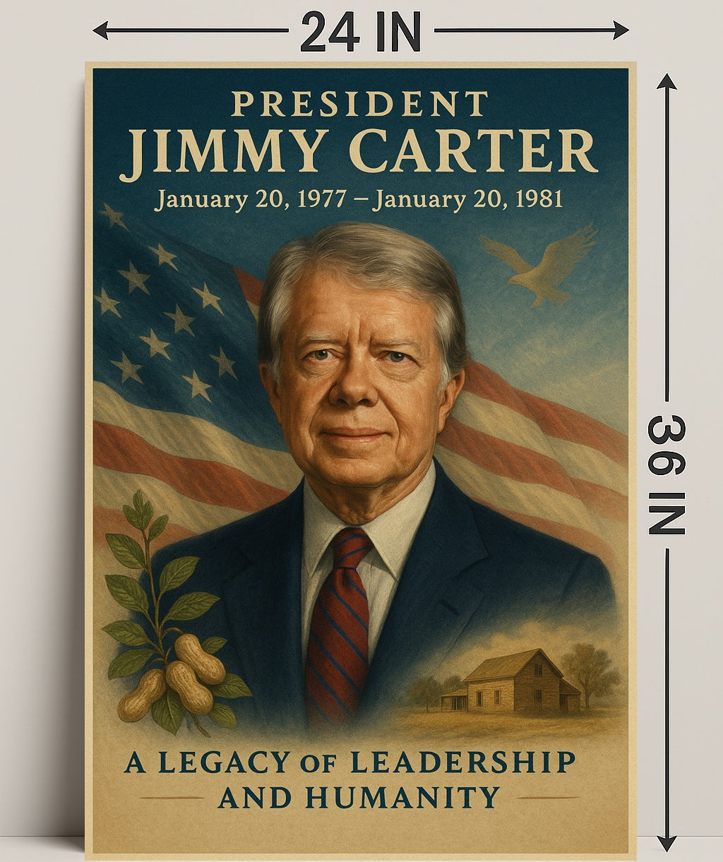 Jimmy Carter A Legacy of Leadership Poster PosterGoat