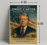 Jimmy Carter A Legacy of Leadership Poster PosterGoat