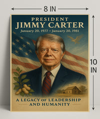Jimmy Carter A Legacy of Leadership Poster PosterGoat