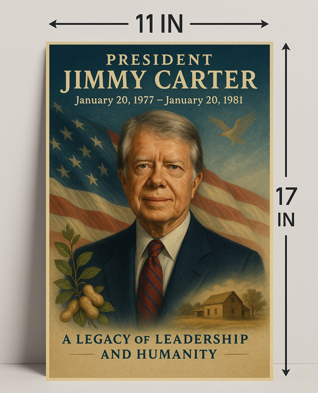 Jimmy Carter A Legacy of Leadership Poster PosterGoat