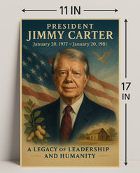 Jimmy Carter A Legacy of Leadership Poster PosterGoat