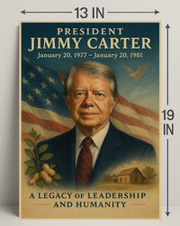 Jimmy Carter A Legacy of Leadership Poster PosterGoat