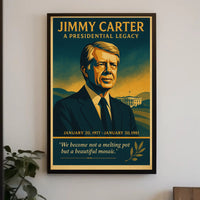 Jimmy Carter A Presidential Legacy Poster PosterGoat
