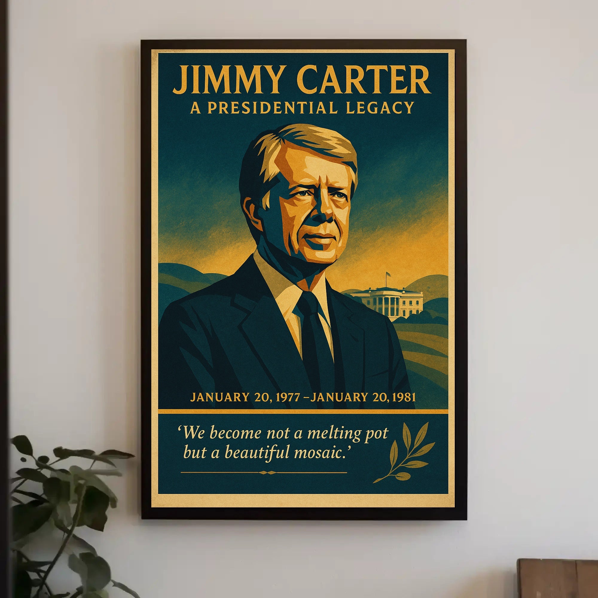 Jimmy Carter A Presidential Legacy Poster PosterGoat