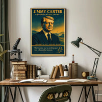 Jimmy Carter A Presidential Legacy Poster PosterGoat