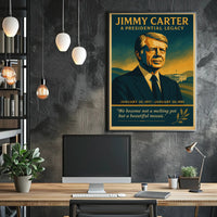 Jimmy Carter A Presidential Legacy Poster PosterGoat