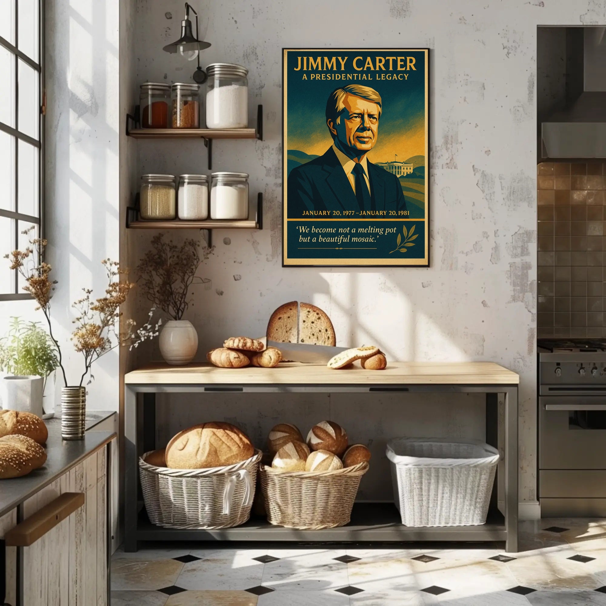 Jimmy Carter A Presidential Legacy Poster PosterGoat