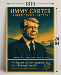 Jimmy Carter A Presidential Legacy Poster PosterGoat