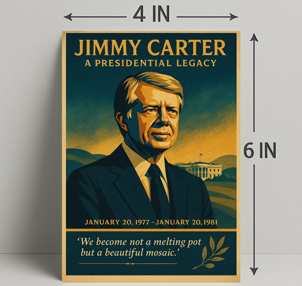 Jimmy Carter A Presidential Legacy Poster PosterGoat