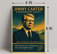 Jimmy Carter A Presidential Legacy Poster PosterGoat