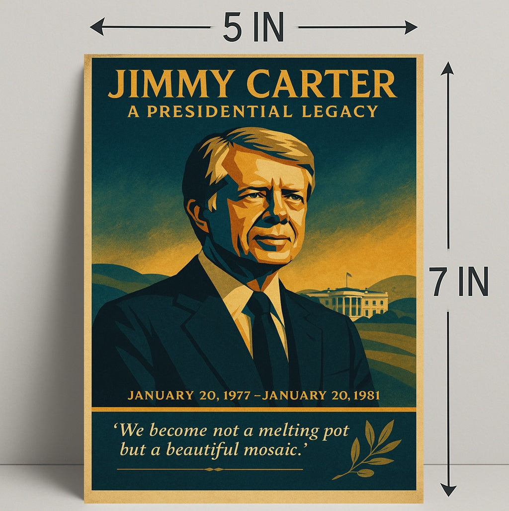 Jimmy Carter A Presidential Legacy Poster PosterGoat