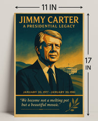 Jimmy Carter A Presidential Legacy Poster PosterGoat