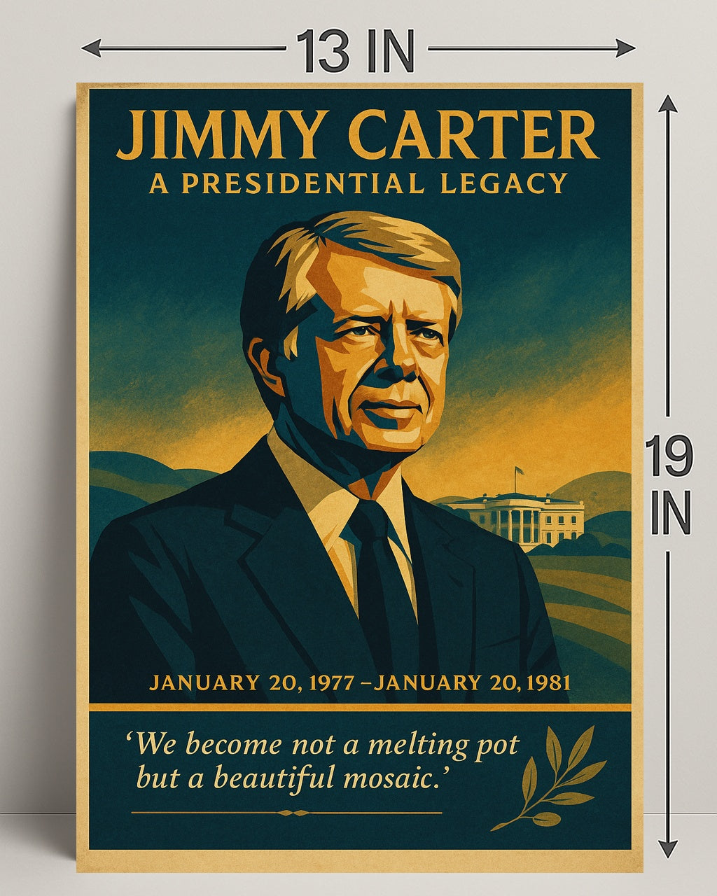 Jimmy Carter A Presidential Legacy Poster PosterGoat