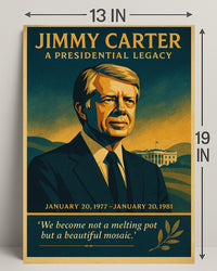 Jimmy Carter A Presidential Legacy Poster PosterGoat