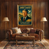 Jimmy Carter Diplomacy Poster Art PosterGoat
