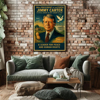 Jimmy Carter Diplomacy Poster Art PosterGoat