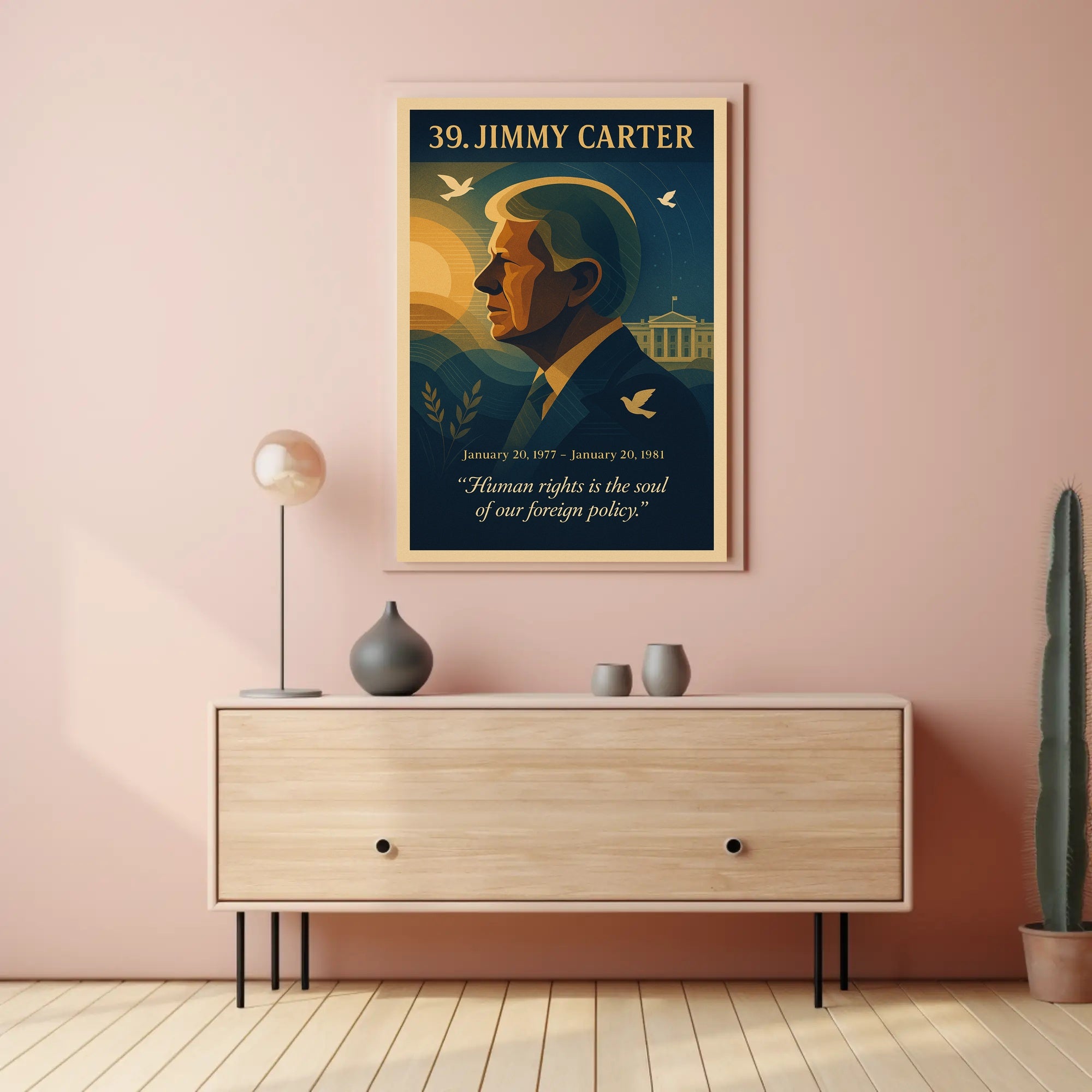 Jimmy Carter Legacy Decor Series PosterGoat