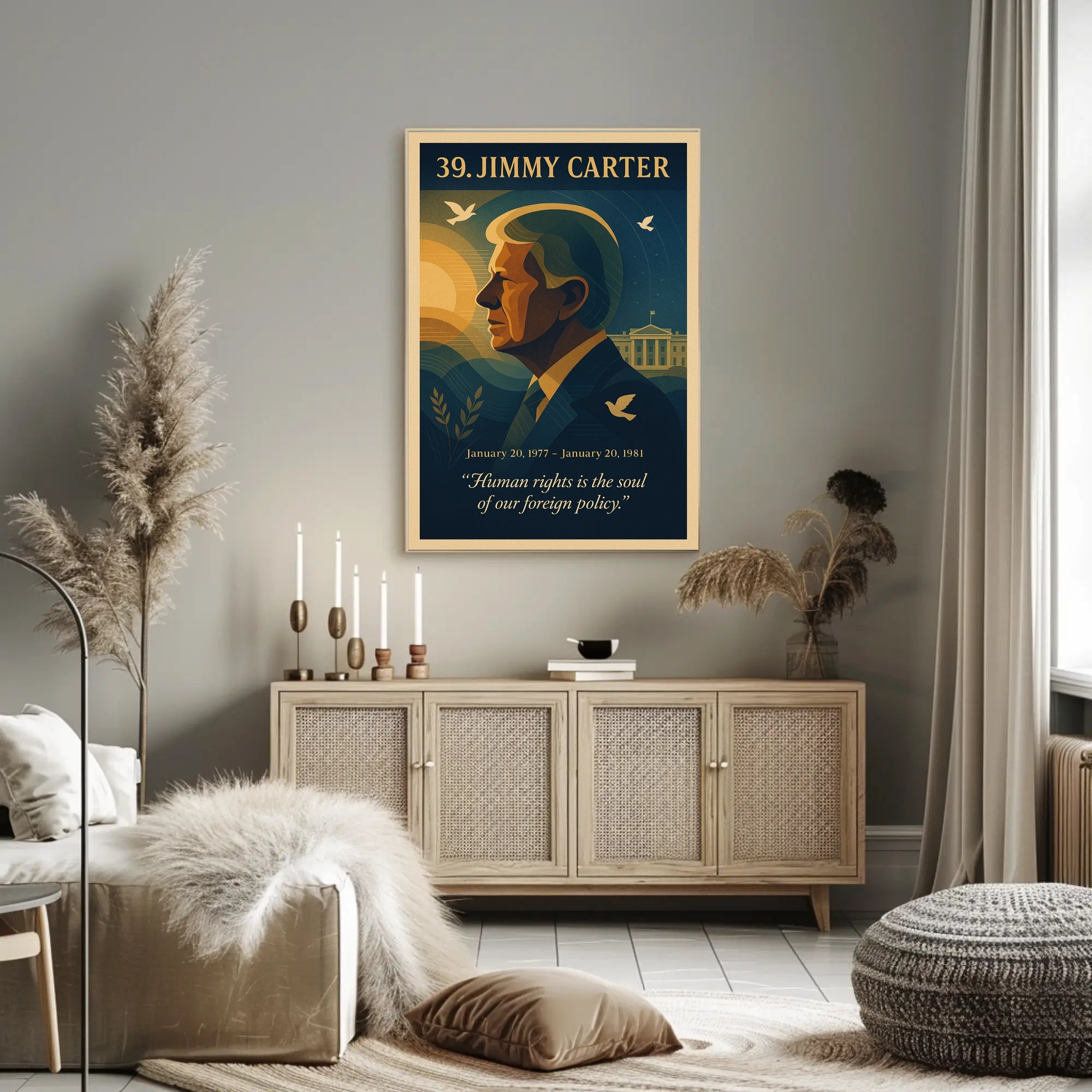 Jimmy Carter Legacy Decor Series PosterGoat